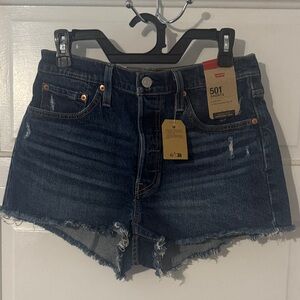 Levi's Women's 501 Jean Shorts - Deep Indigo